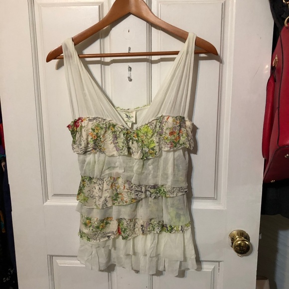 NWT Anthropologie Weston Wear Tiered Floral Tank - Picture 2 of 6